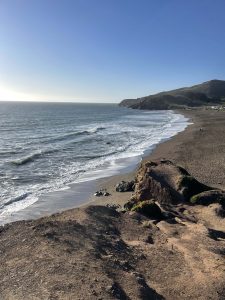 Coastline from Tennessee Valley Trail in Mill Valley, CA